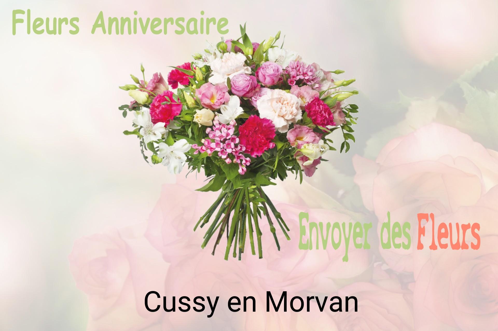 Bouquet de fleurs d’anniversaire livré à Cussy-en-Morvan