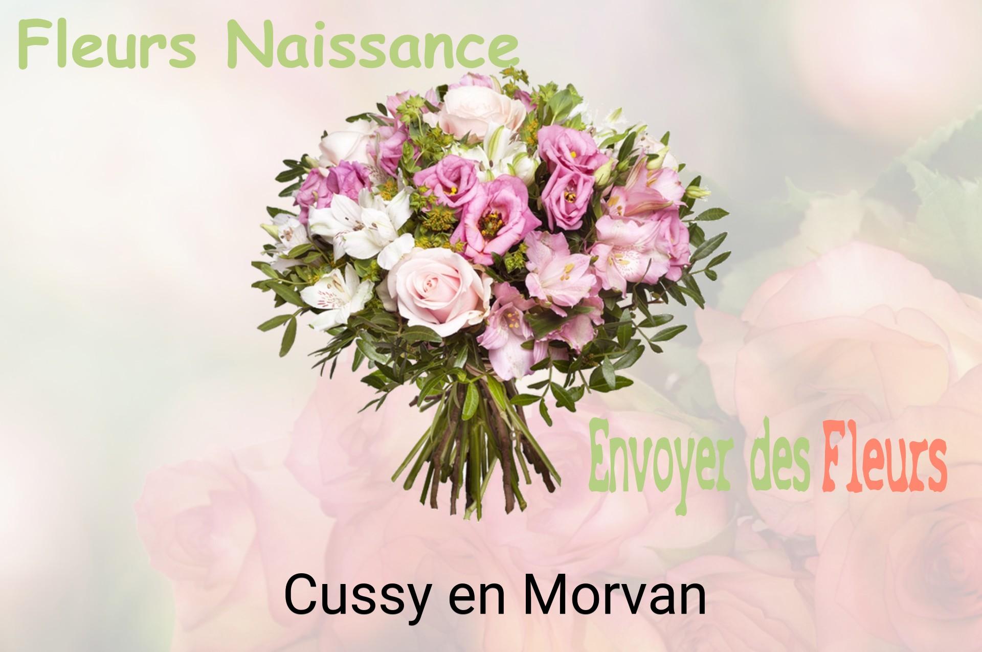 Bouquet de fleurs de naissance livré à Cussy-en-Morvan
