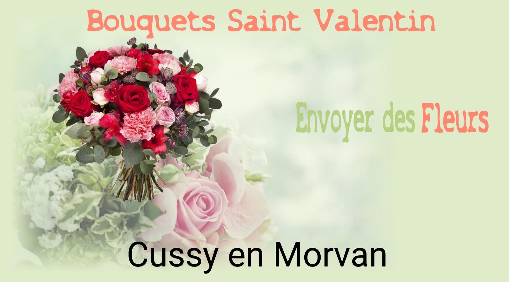 Roses de Saint-Valentin livrées à Cussy-en-Morvan